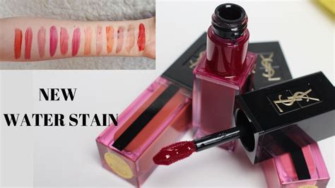 ysl water stain 617 swatch|YSL Water Lip Stain Swatches and Review – Escentual.